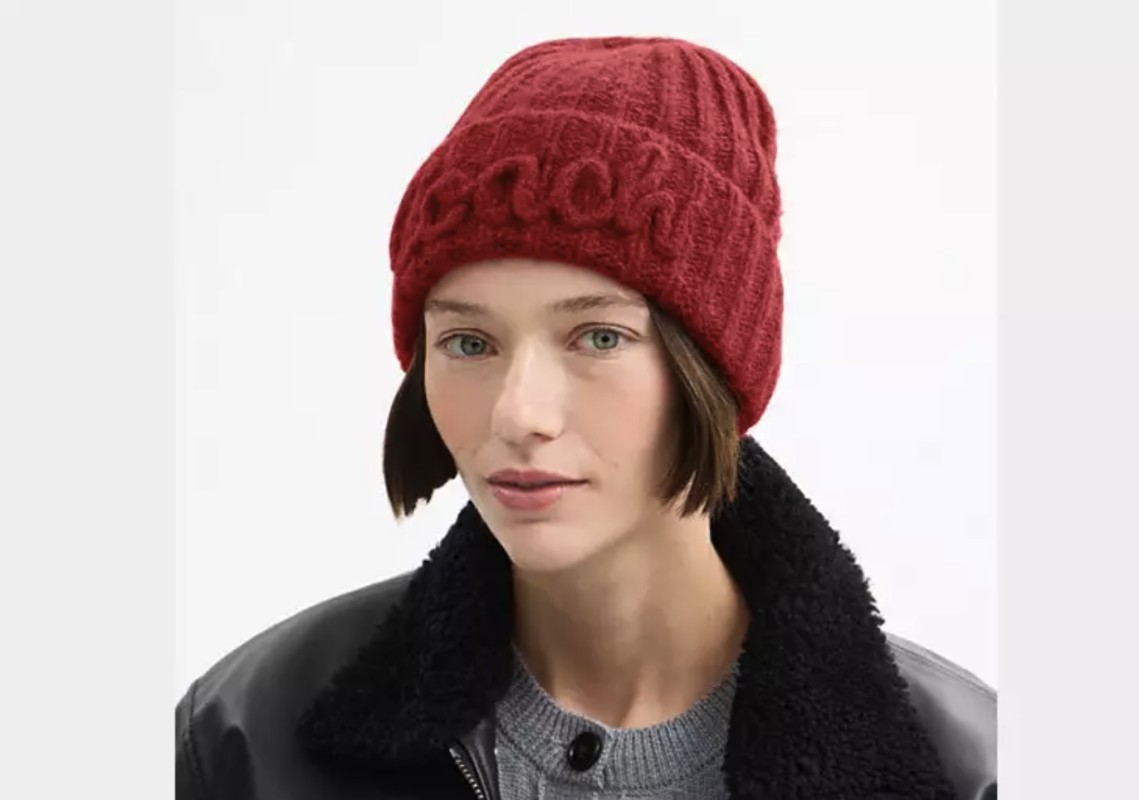 Coach Outlet's stylish $38 beanies are 60% off — 'Warm and Soft'
