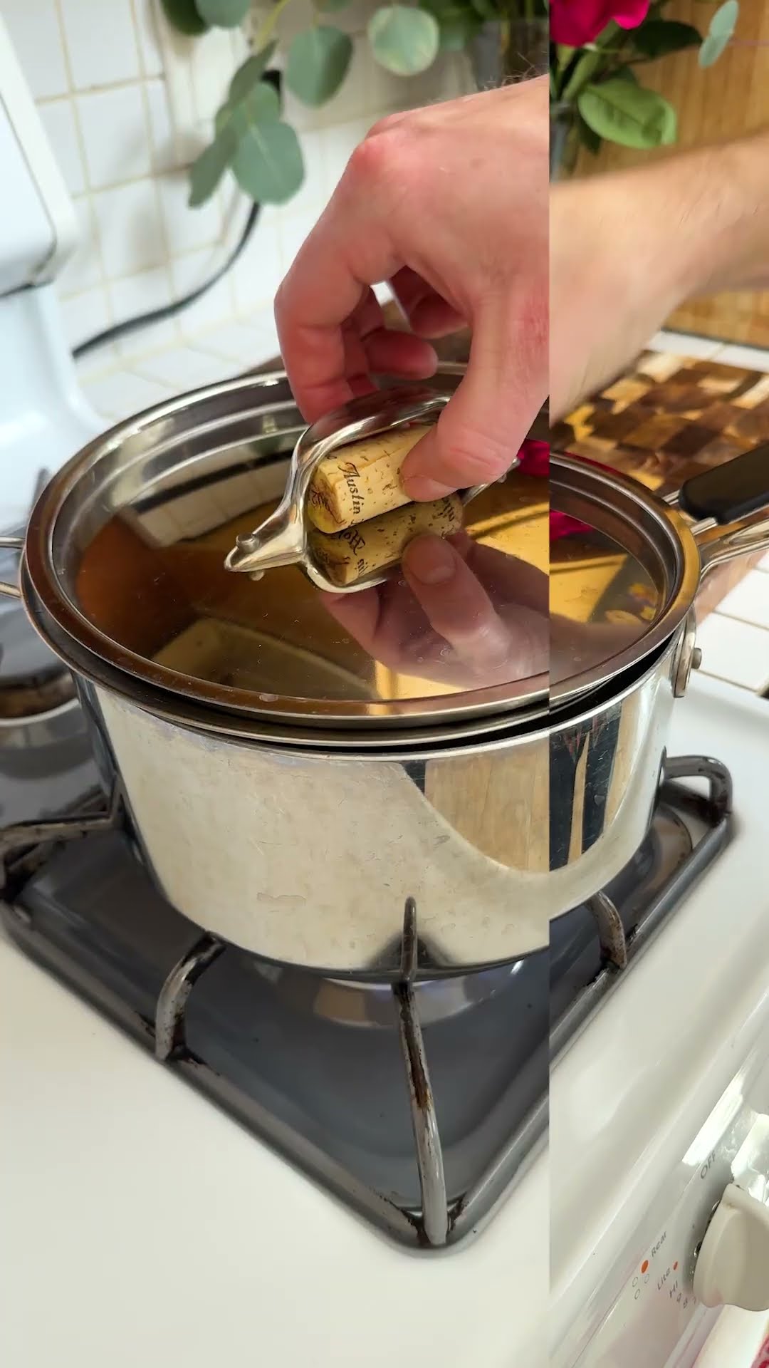 Use a fine mesh strainer or colander to steam cook rice! #rice # ...