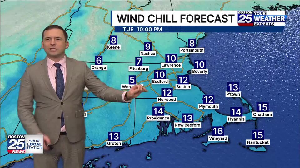 Boston 25 weather: Tuesday afternoon forecast