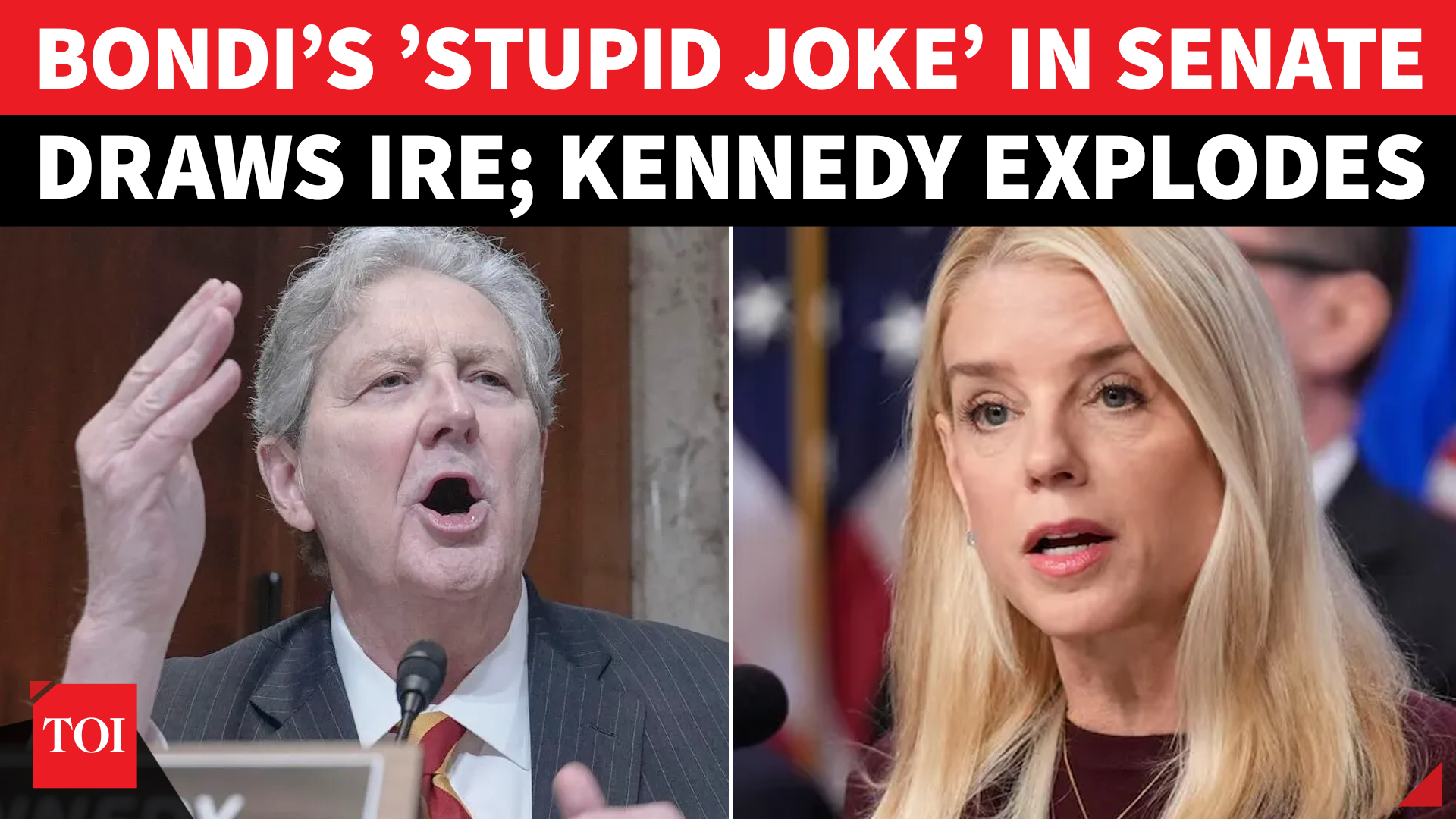 John Kennedy stings Pam Bondi after her stupid joke 2025 rewind