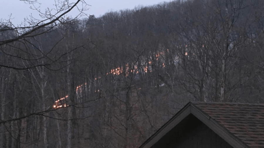 Large fire breaks out at Cacapon State Park amid high winds<br><br>