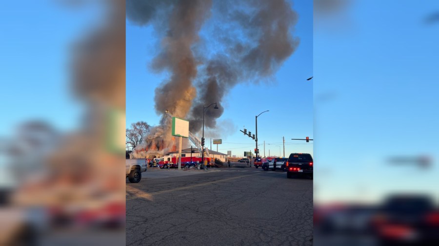 Structure fire on East 4th Street in Pueblo