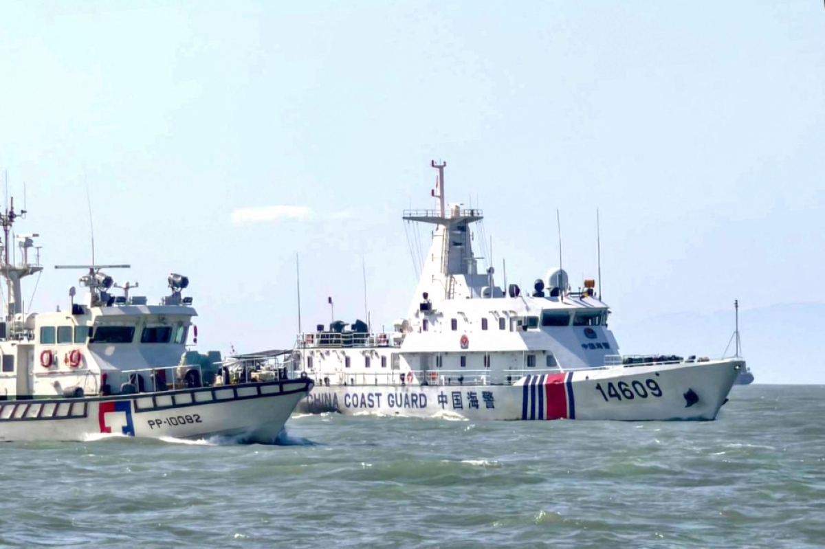 China fires rockets on second day of military drills around Taiwan