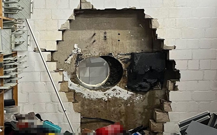 Thieves drill into bank vault and steal €30m in Christmas raid