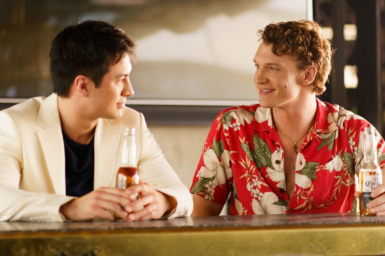 Hudson Williams as Shane Hollander and Connor Storrie as Ilya Rozanov on 'Heated Rivalry' Sabrina Lantos/HBO Max