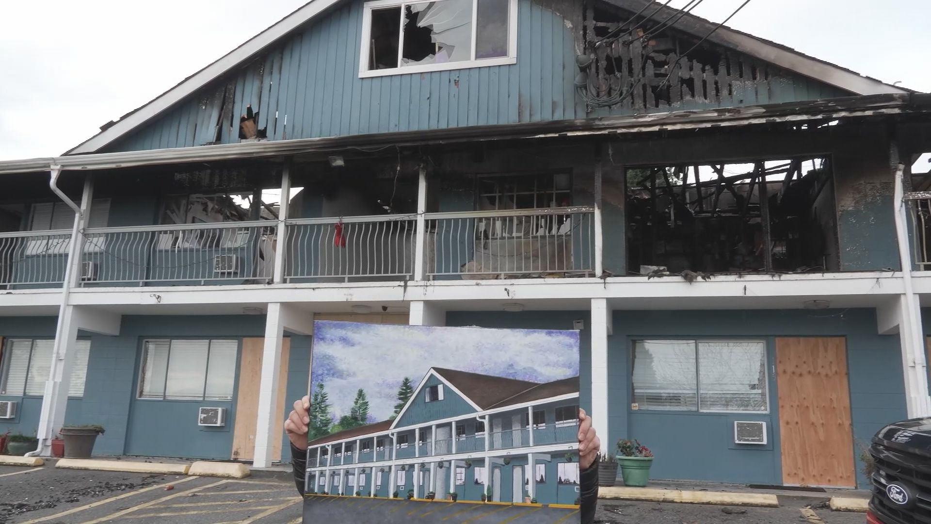 Nanaimo motel residents displaced by fire