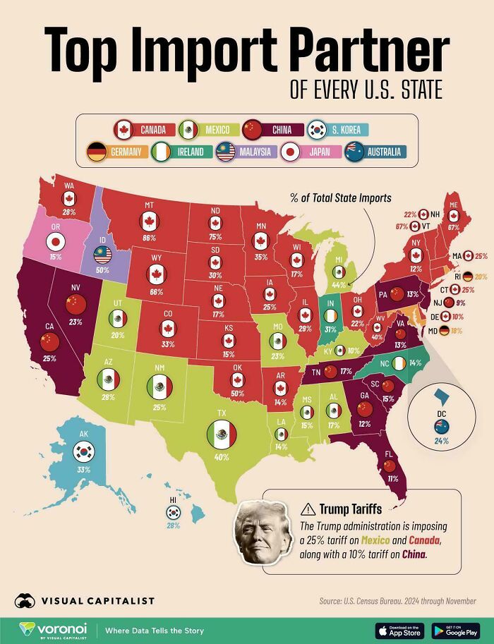 34 fun maps that provide interesting facts and statistical data
