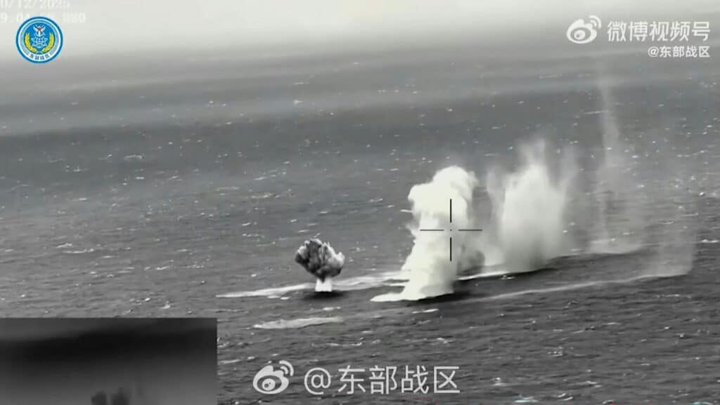 China fires missiles on second day of military drills around Taiwan