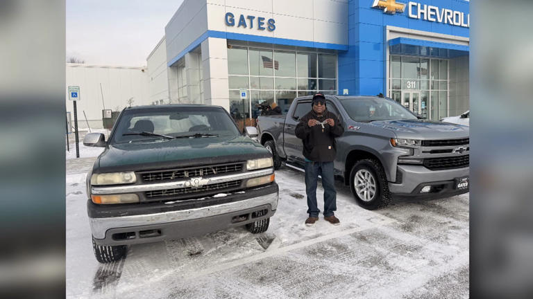 South Bend man receives new truck after community fundraising effort