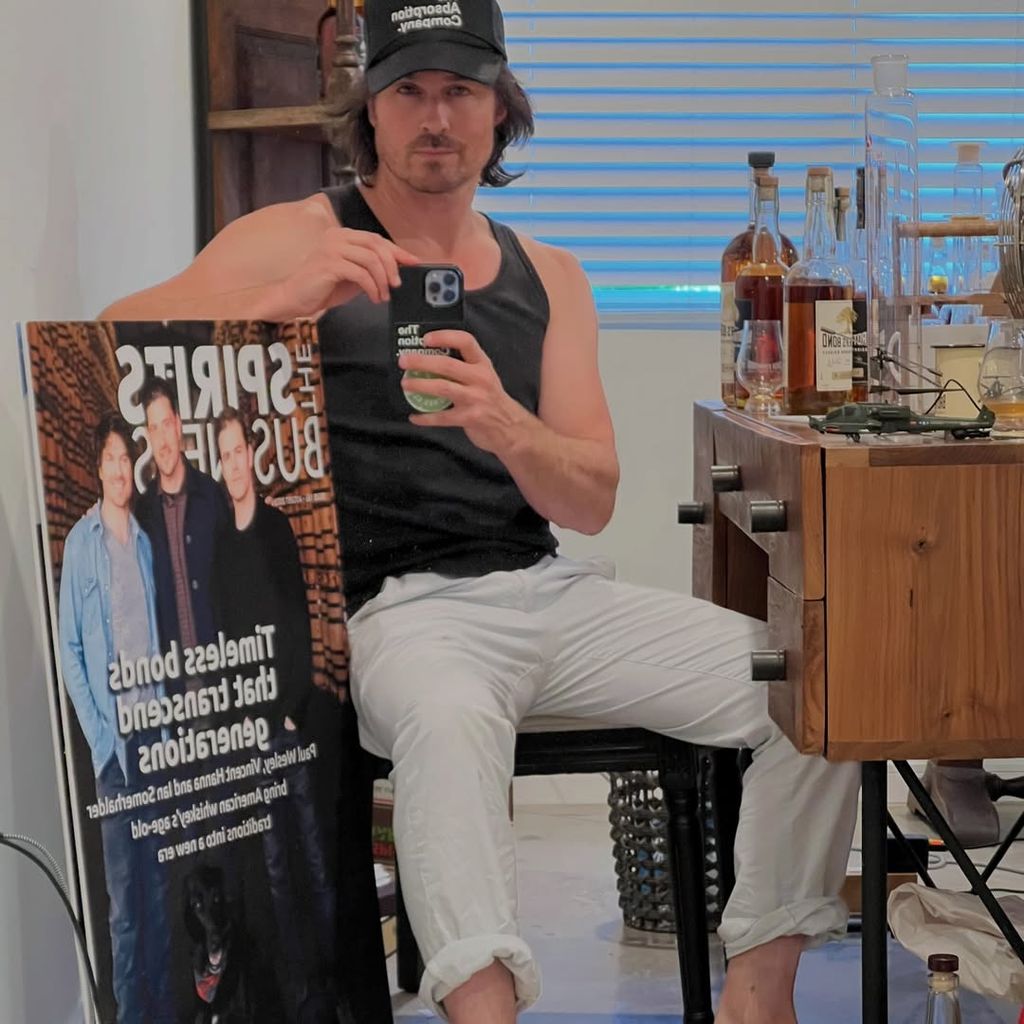 Ian Somerhalder, 47, shows off ripped physique as he celebrates getting ...