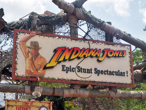 Indiana Jones Epic Stunt Spectacular cast member thrown back stopping ...