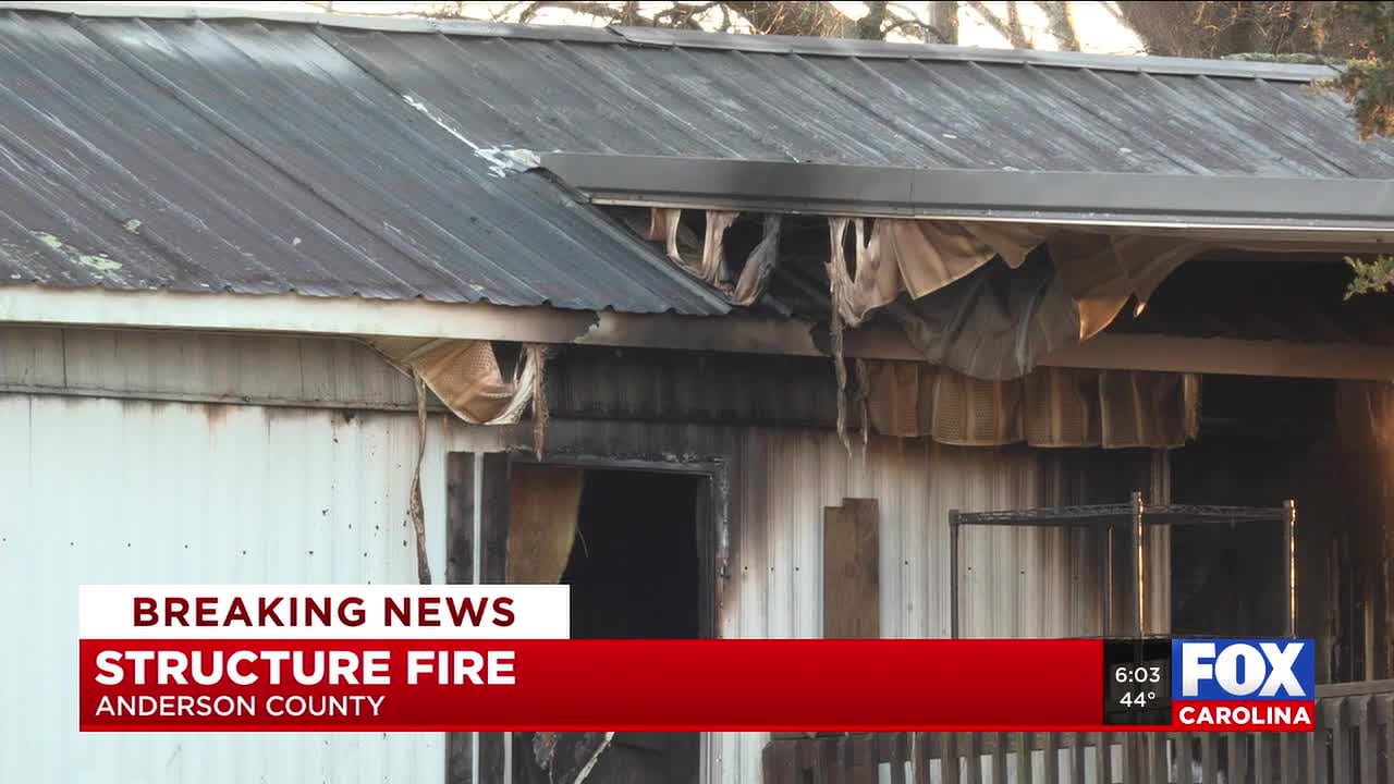 Crews respond to structure fire in Anderson County