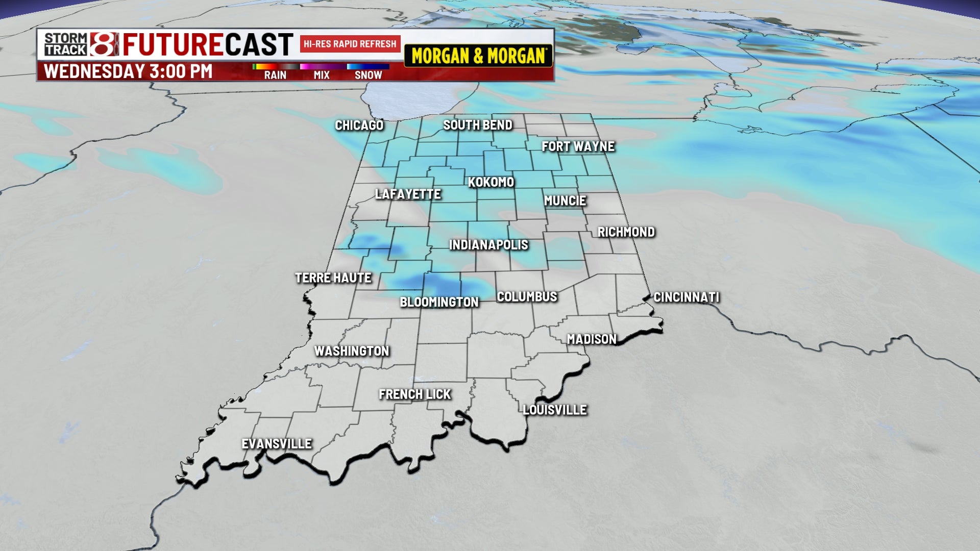 Two rounds of snow potential through New Year's Eve, cold to start 2026 ...