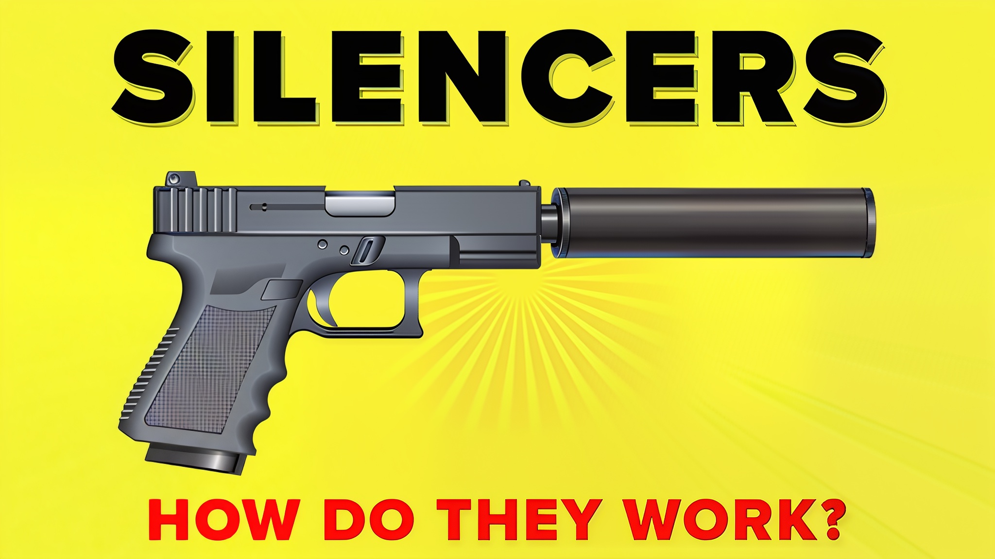 How does a silencer actually work?