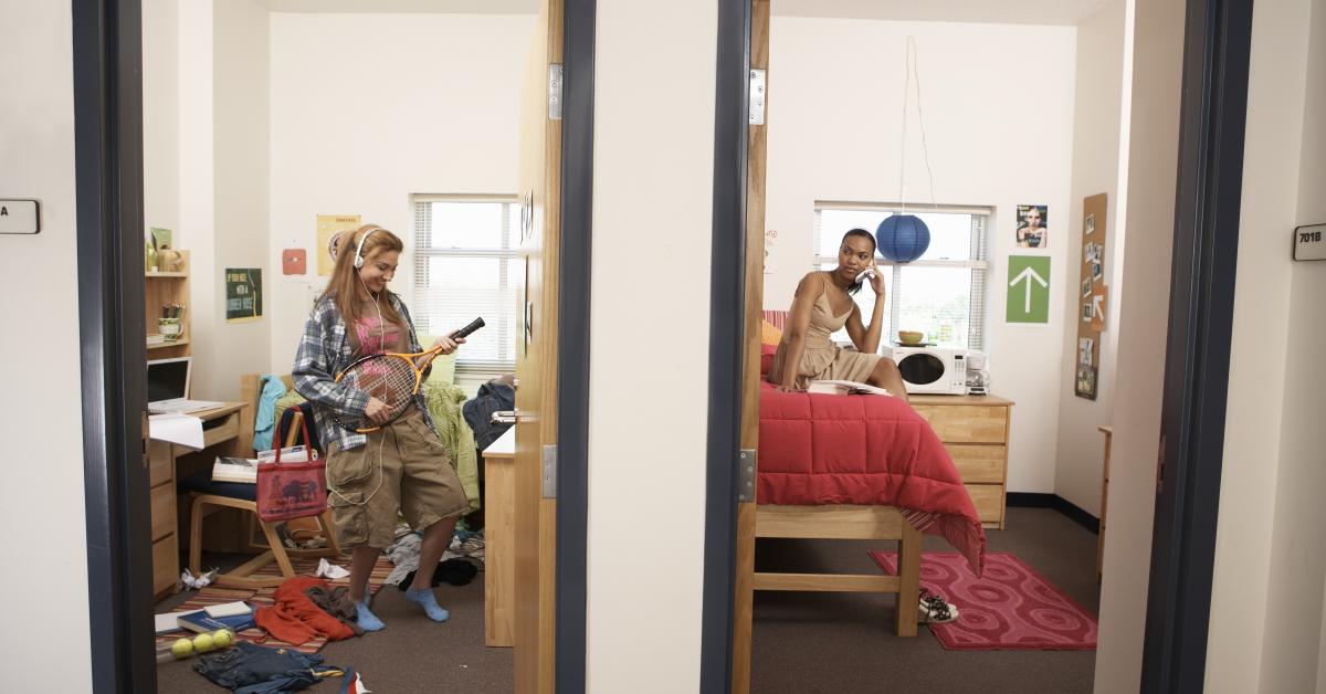 College students coddled with Care Bears and Play-Doh