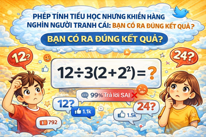 Phép tính tiểu học nhưng 99% người chơi trả lời sai