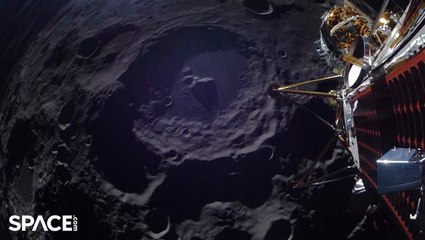 Time-lapse of IM-2 'Athena' lander’s stunning views of the Moon