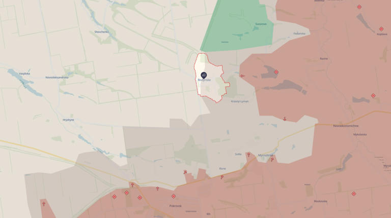 El Cuerpo Azov de Ucrania niega la afirmación rusa de capturar a Rodynske en la región de Donetsk