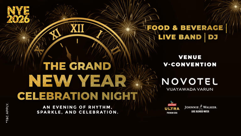 Celebrate New Year 2026 in Vijayawada with top parties, live