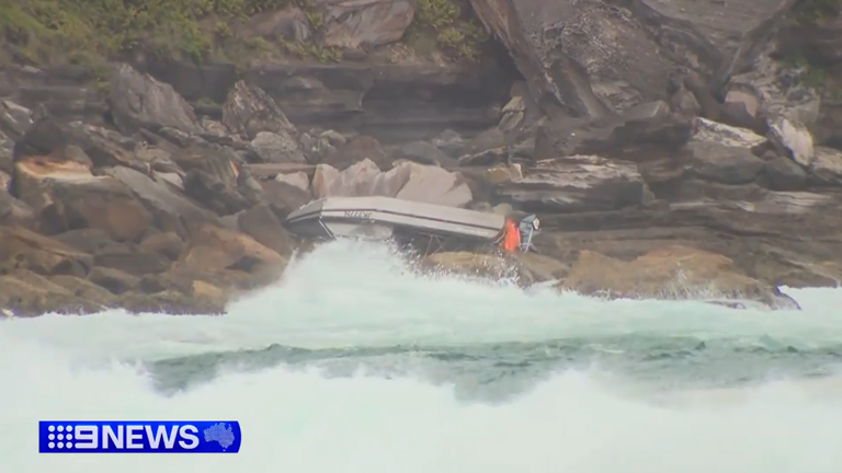 Man dead, boy missing, one survives after boat capsizes off Sydney