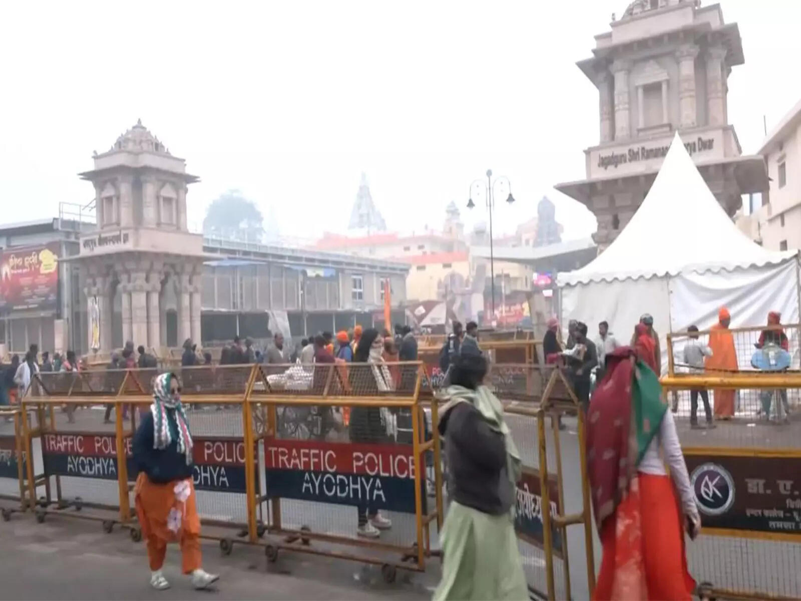 Rajnath hoists flag at Ram Temple on consecration anniversary