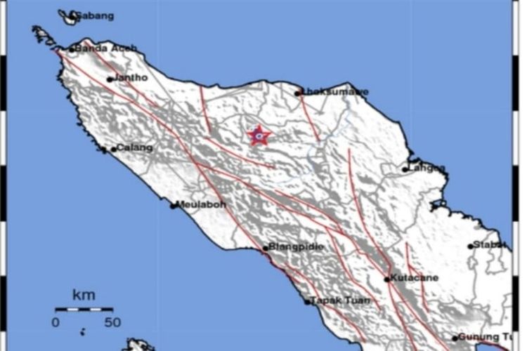 BMKG: Aceh Diguncang 11 Gempa Pukul 11.10 WIB