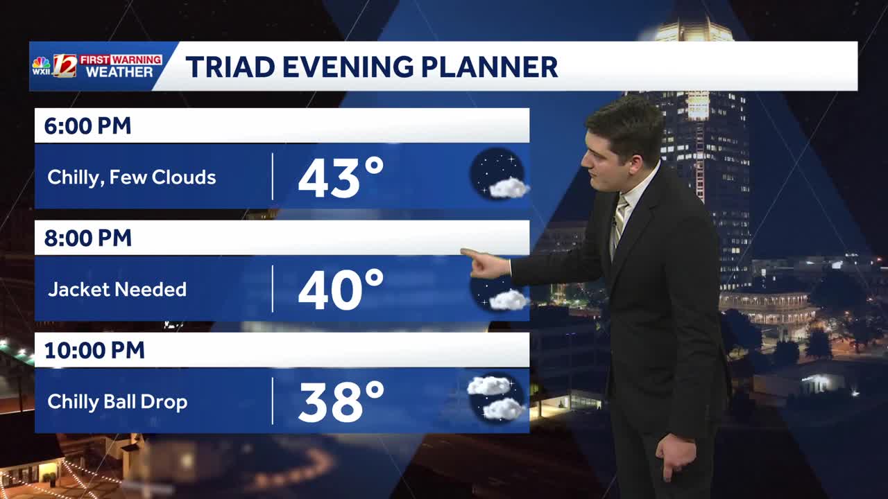 Chilly & breezy New Year's Eve, but trending milder for the first few ...