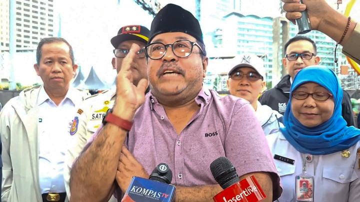 Rano Karno pantau persiapan Tahun Baru 2026 di Bundaran HI: 90% selesai