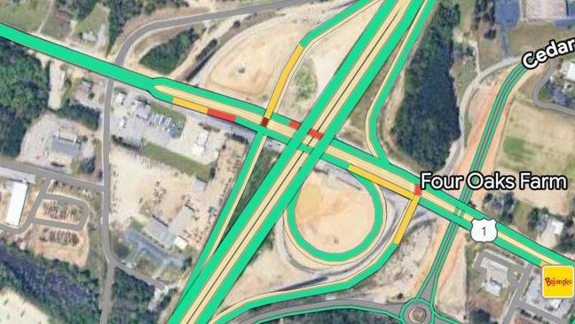 Lanes reopen on Augusta Road in Lexington