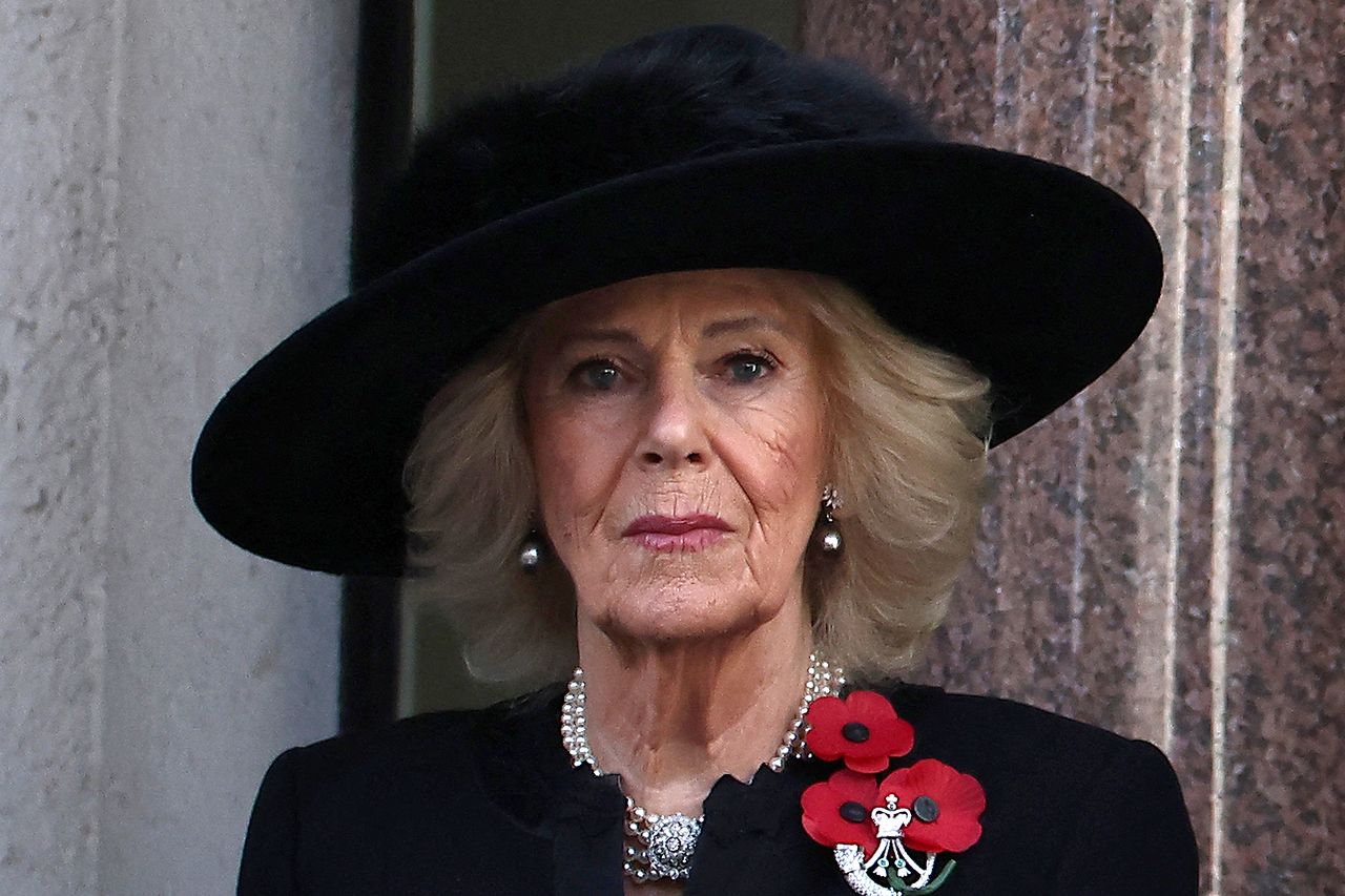 HENRY NICHOLLS/POOL/AFP via Getty Queen Camilla