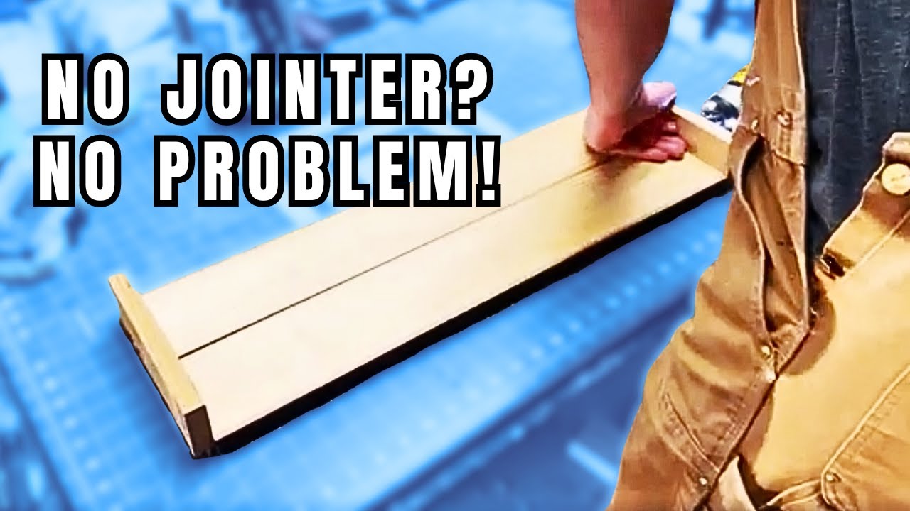 No jointer - no problem! Use your table saw as a jointer