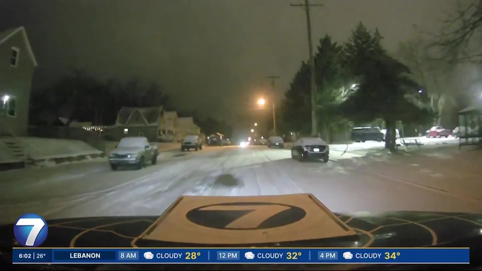 Overnight snowfall causes slick roads across Miami Valley 6 AM