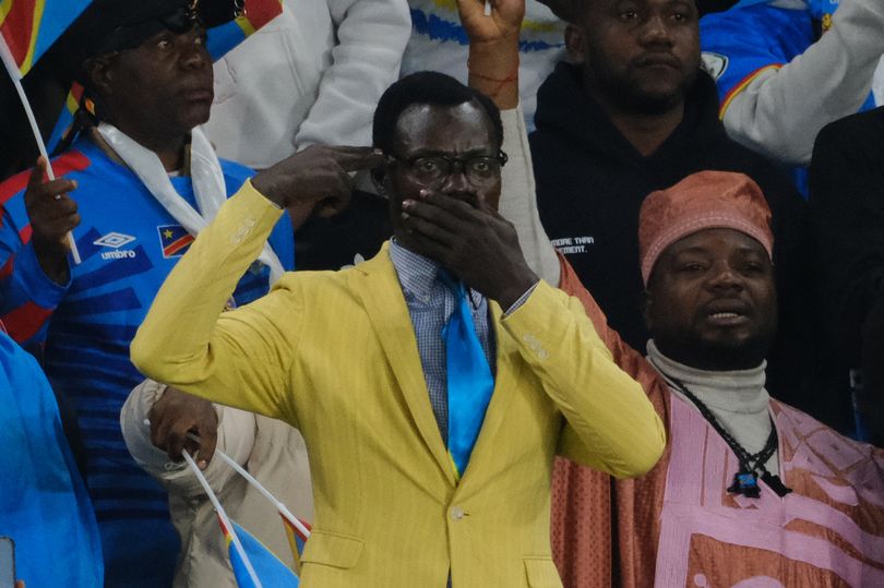 Reason why AFCON fan stands still for 90 minutes in bizarre display of ...