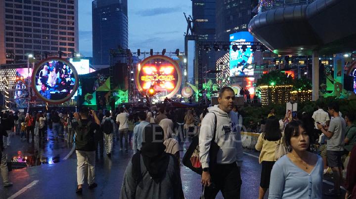 TMII Penuh Pengunjung Jelang Tahun Baru