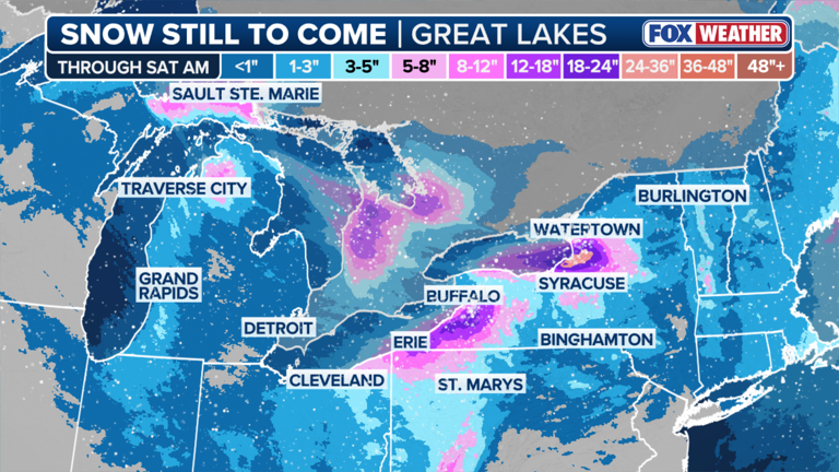 Massive lake-effect snowstorm dumps feet of snow, shatters records in ...