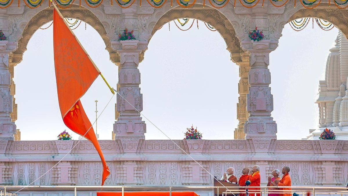 How Jaipur's ancient 'Kush Dhwaj' fluttered to life with Modi's Ram ...