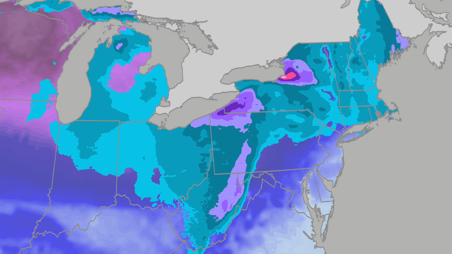 Lake-effect snow continues to impact Great Lakes<br>