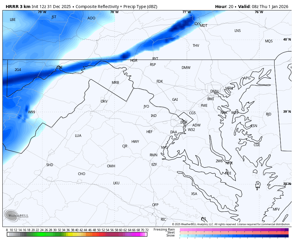 CWG live: Near freezing at midnight, and a fresh blast of cold air to ...