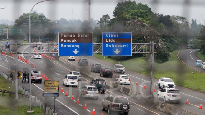 Jalur Puncak Bogor Ditutup Menjelang Tahun Baru