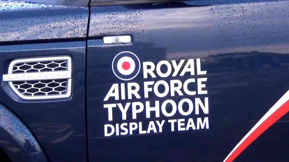 Rain closed in as RAF Typhoons took the coastline