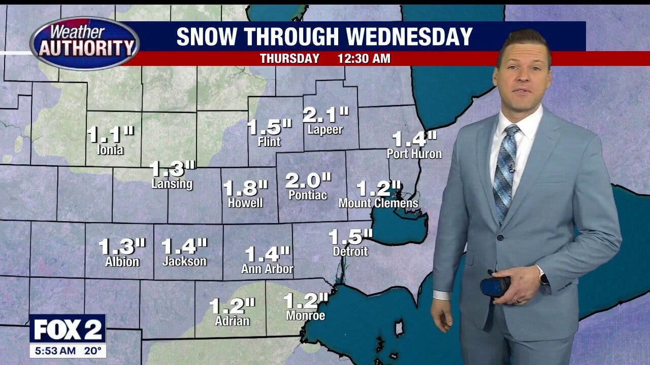 More snow expected today to wrap up 2025