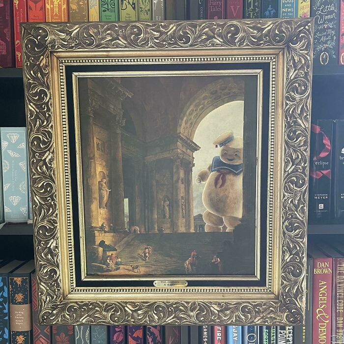 71 Of The Best ‘Repaintings’ Done By People On Old Thrifted Artworks (New Pics)