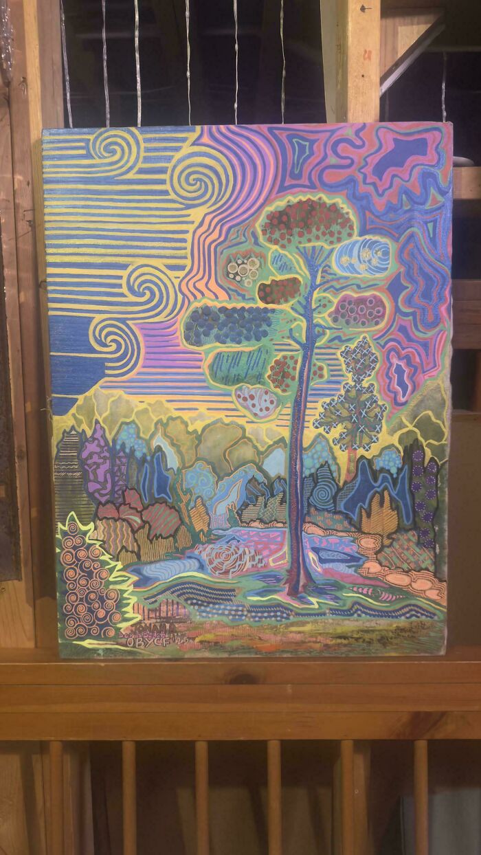71 Of The Best ‘Repaintings’ Done By People On Old Thrifted Artworks (New Pics)