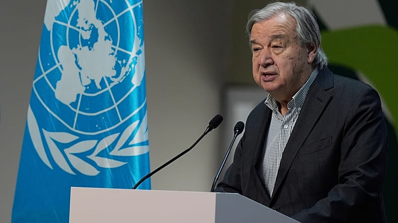 UN-Chef im Neujahrsappell: Krieg schadet dem Klima, Menschen und Erde ...