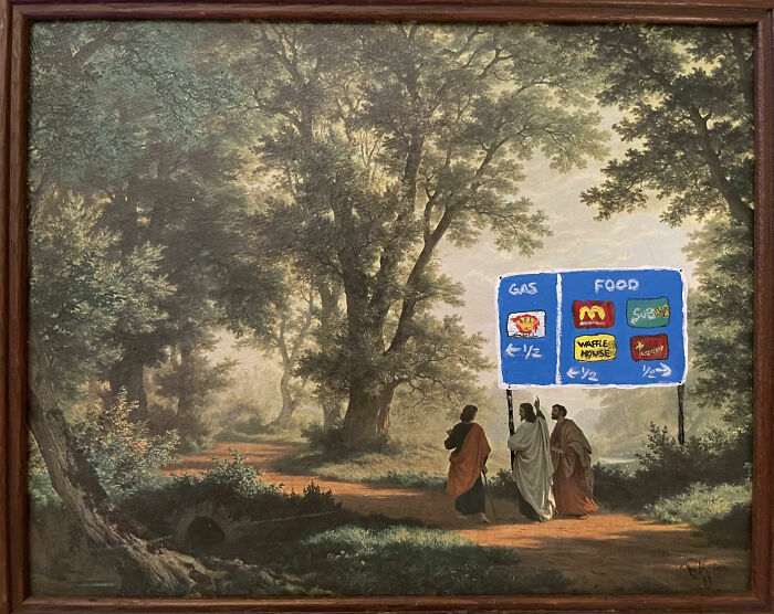 71 Of The Best ‘Repaintings’ Done By People On Old Thrifted Artworks (New Pics)