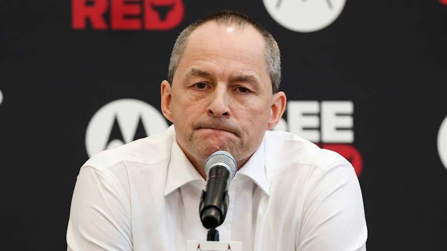 Arturas Karnisovas is officially watching a Bulls draft pick go up in ...