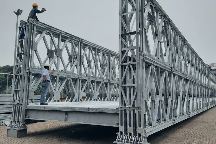 ISSC: 100 Jembatan Bailey Bisa Dibangun Bulanan dari Baja Lokal