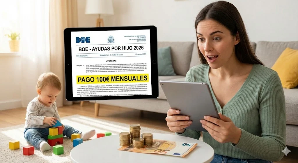 Ayuda por hijo a cargo 2026: El BOE confirma subidas de hasta el 5% y ...