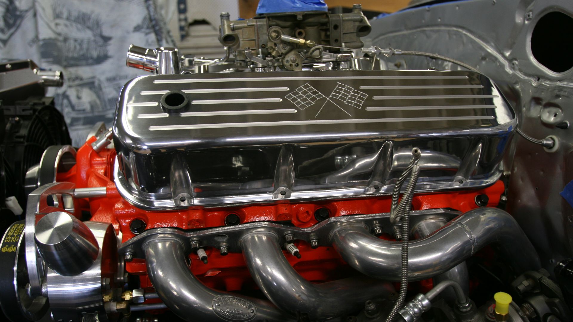 Ford and Chevy's 427 big-block engines compared side-by-side