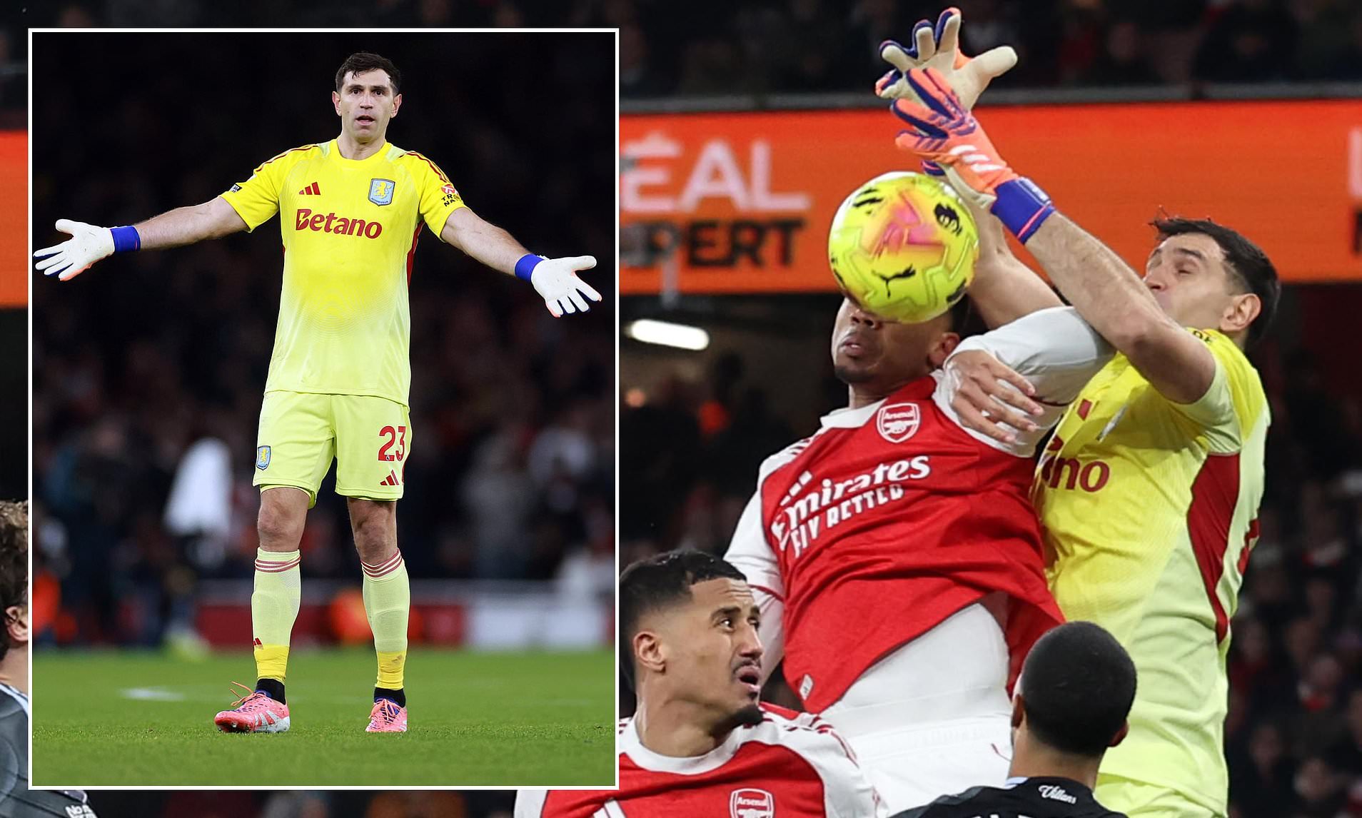 Bitter Emi Martinez aims subtle dig at referee on social media after ...